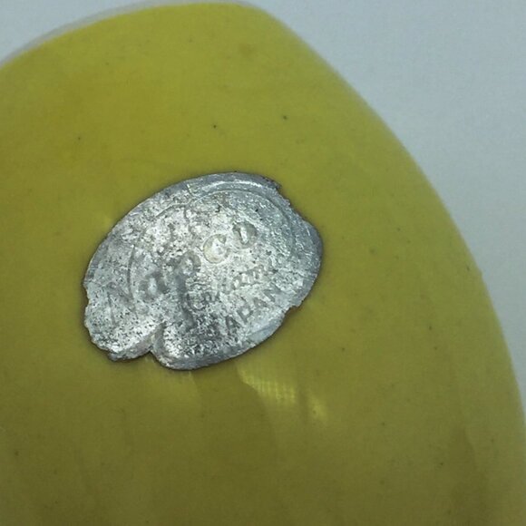 Napco Salt and Pepper Shakers Made in Japan Bowling Ball and Yellow Pin Vintage - Picture 10 of 14